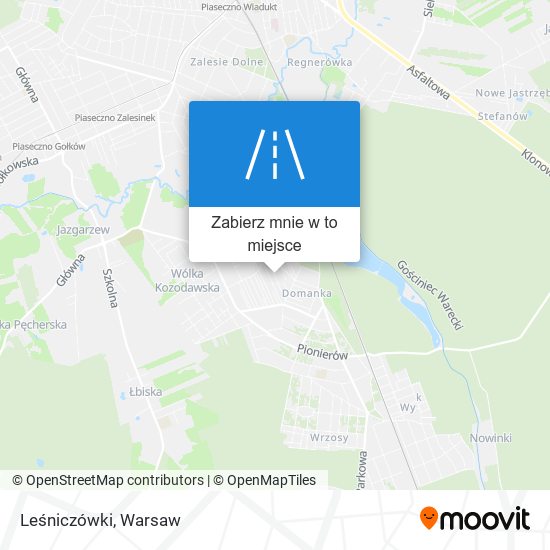 Mapa Leśniczówki