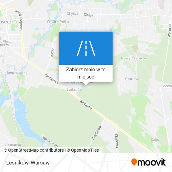 Mapa Leśników