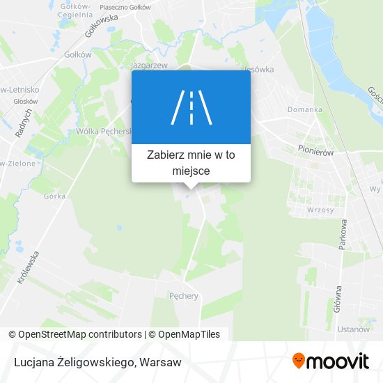 Mapa Lucjana Żeligowskiego