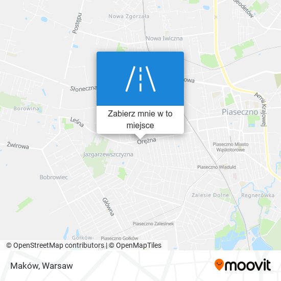 Mapa Maków