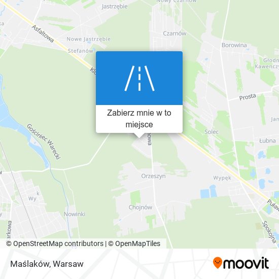 Mapa Maślaków