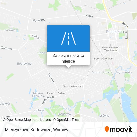 Mapa Mieczysława Karłowicza