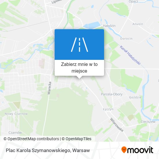 Mapa Plac Karola Szymanowskiego