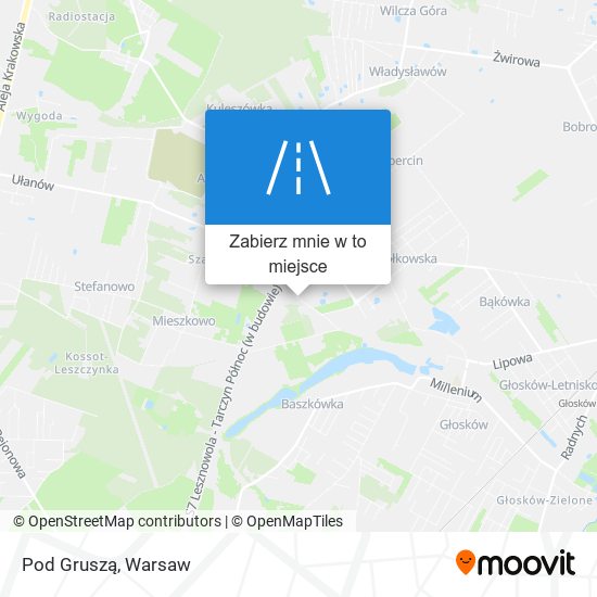 Mapa Pod Gruszą