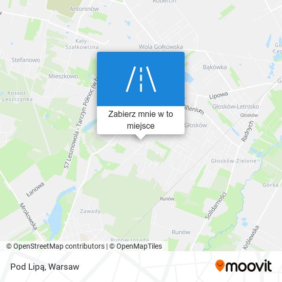 Mapa Pod Lipą