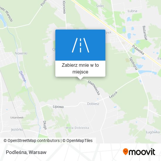 Mapa Podleśna