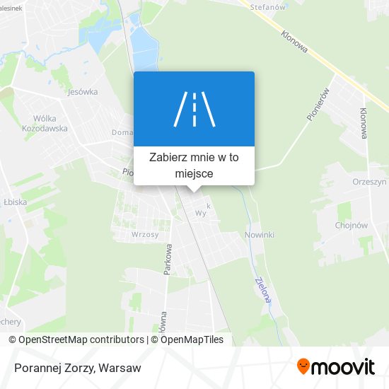 Mapa Porannej Zorzy