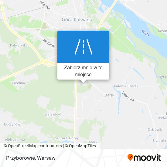 Mapa Przyborowie