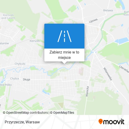 Mapa Przyrzecze