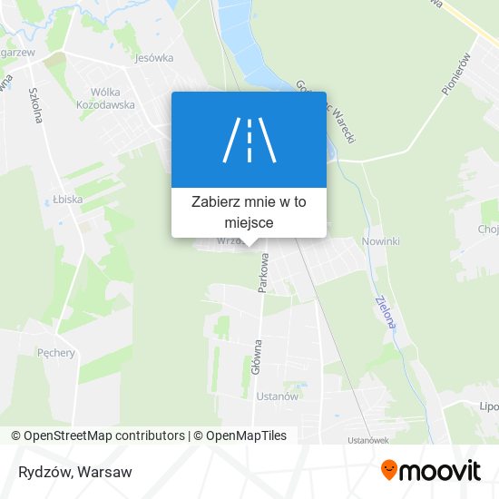 Mapa Rydzów