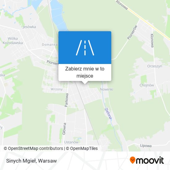 Mapa Sinych Mgieł