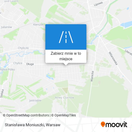 Mapa Stanisława Moniuszki