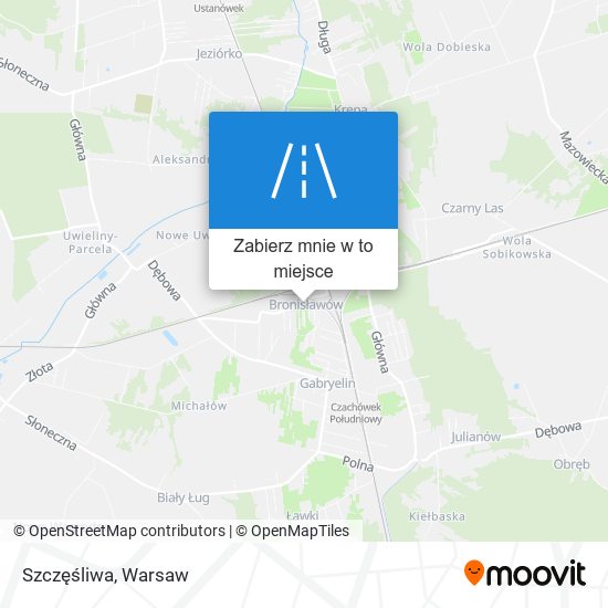 Mapa Szczęśliwa