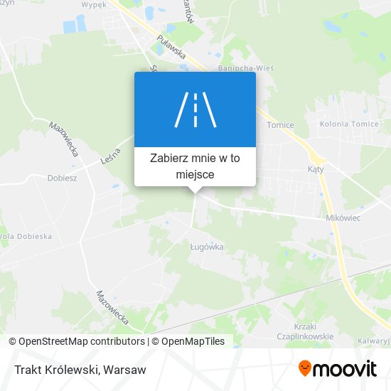 Mapa Trakt Królewski