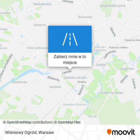 Mapa Wiśniowy Ogród