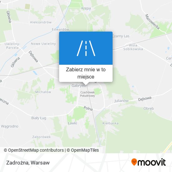 Mapa Zadrożna