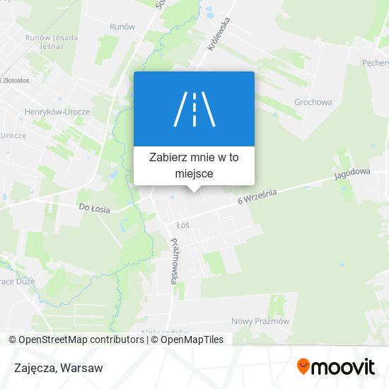 Mapa Zajęcza