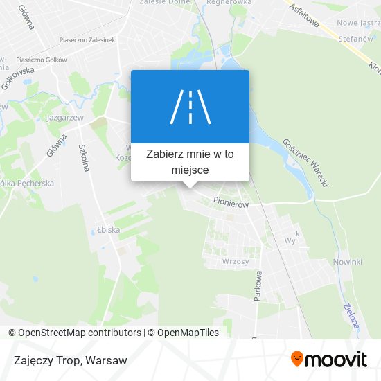 Mapa Zajęczy Trop