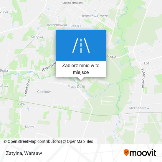 Mapa Zatylna