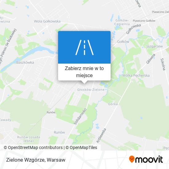 Mapa Zielone Wzgórze