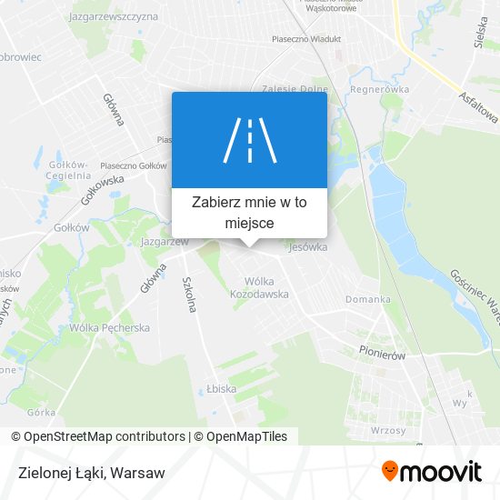 Mapa Zielonej Łąki