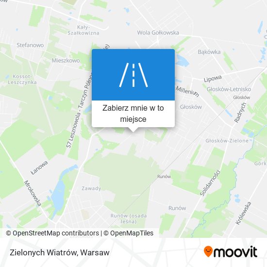 Mapa Zielonych Wiatrów