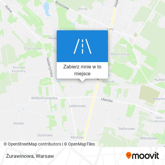 Mapa Żurawinowa