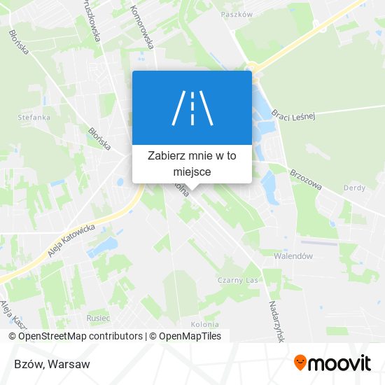 Mapa Bzów