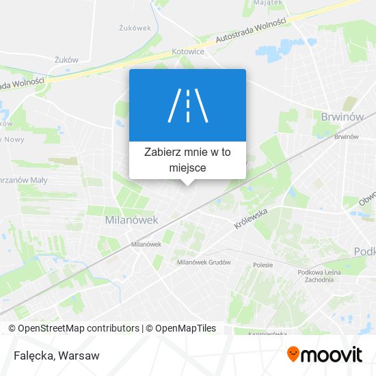 Mapa Falęcka