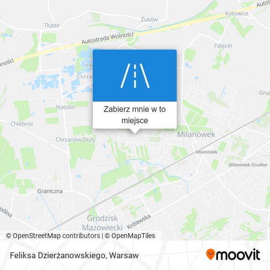 Mapa Feliksa Dzierżanowskiego