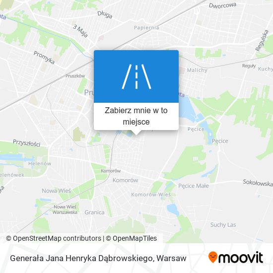 Mapa Generała Jana Henryka Dąbrowskiego