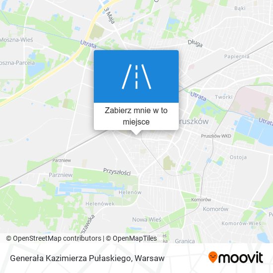 Mapa Generała Kazimierza Pułaskiego