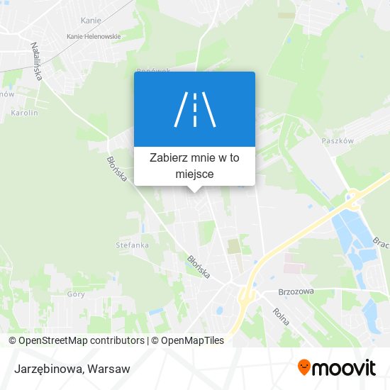 Mapa Jarzębinowa