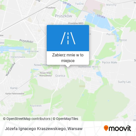 Mapa Józefa Ignacego Kraszewskiego