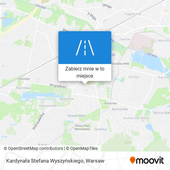 Mapa Kardynała Stefana Wyszyńskiego