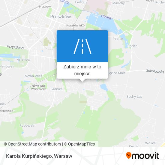 Mapa Karola Kurpińskiego