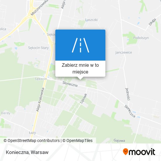 Mapa Konieczna