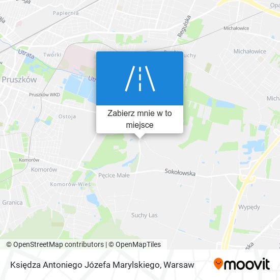 Mapa Księdza Antoniego Józefa Marylskiego