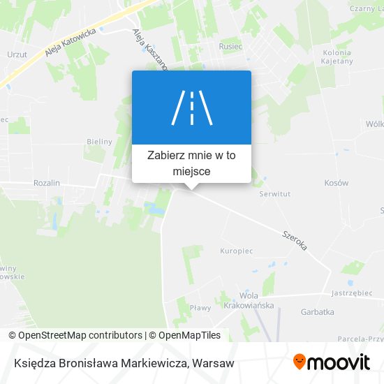 Mapa Księdza Bronisława Markiewicza