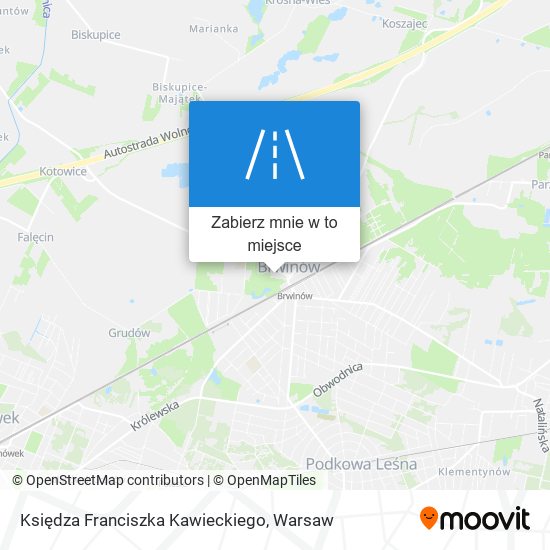 Mapa Księdza Franciszka Kawieckiego