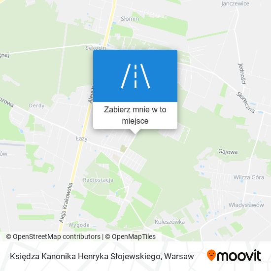 Mapa Księdza Kanonika Henryka Słojewskiego