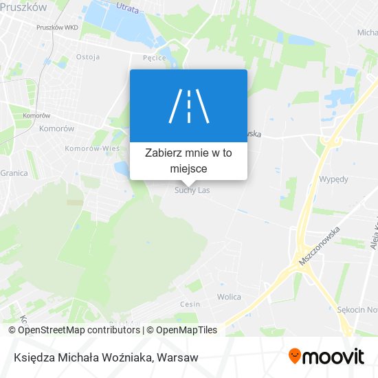 Mapa Księdza Michała Woźniaka