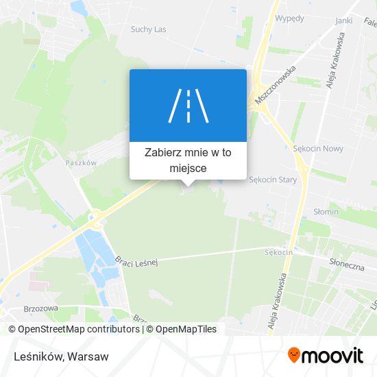 Mapa Leśników