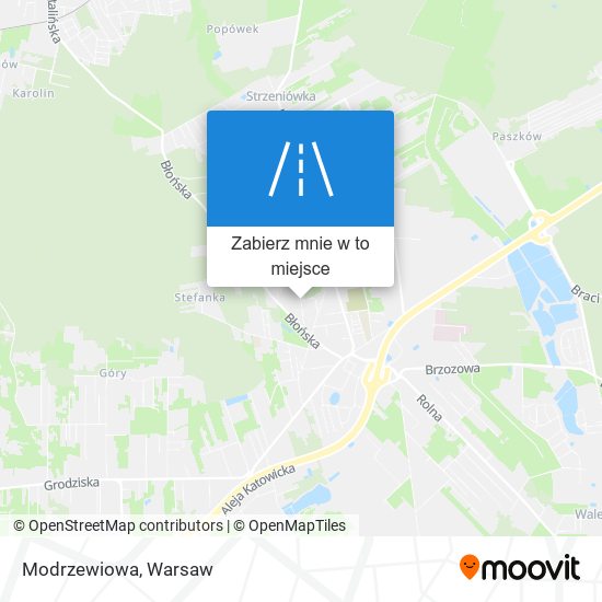 Mapa Modrzewiowa