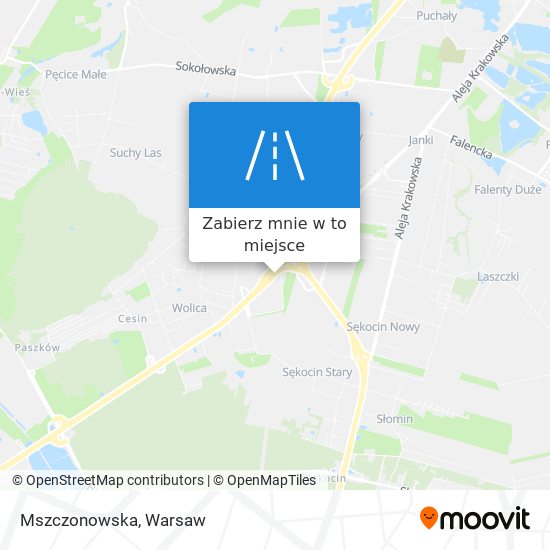 Mapa Mszczonowska