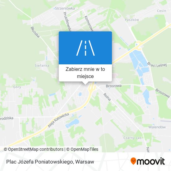 Mapa Plac Józefa Poniatowskiego