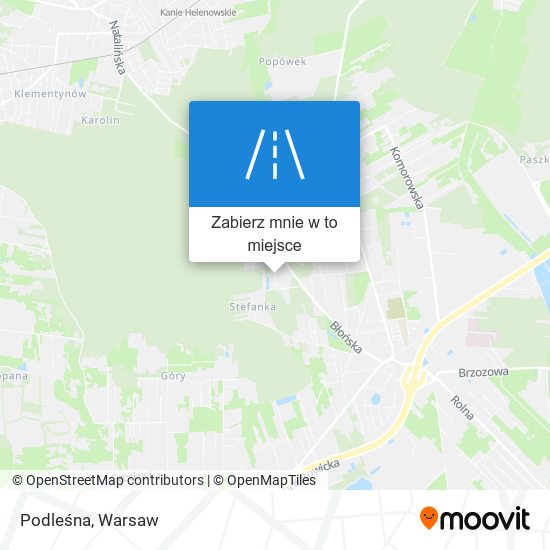 Mapa Podleśna