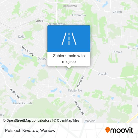 Mapa Polskich Kwiatów