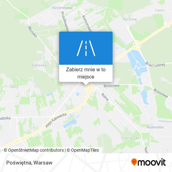 Mapa Poświętna