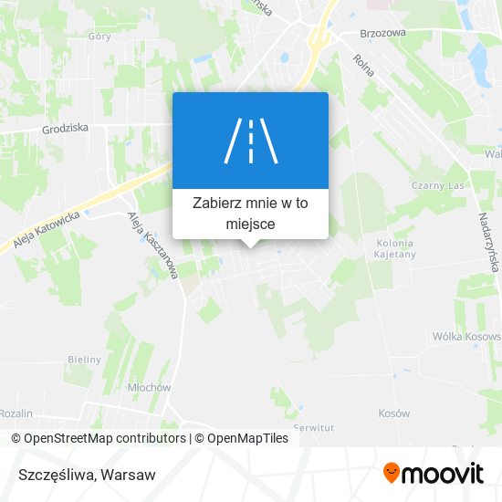 Mapa Szczęśliwa